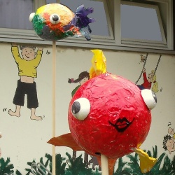 Fische am Evangelischen Kindergarten St�ckheim
